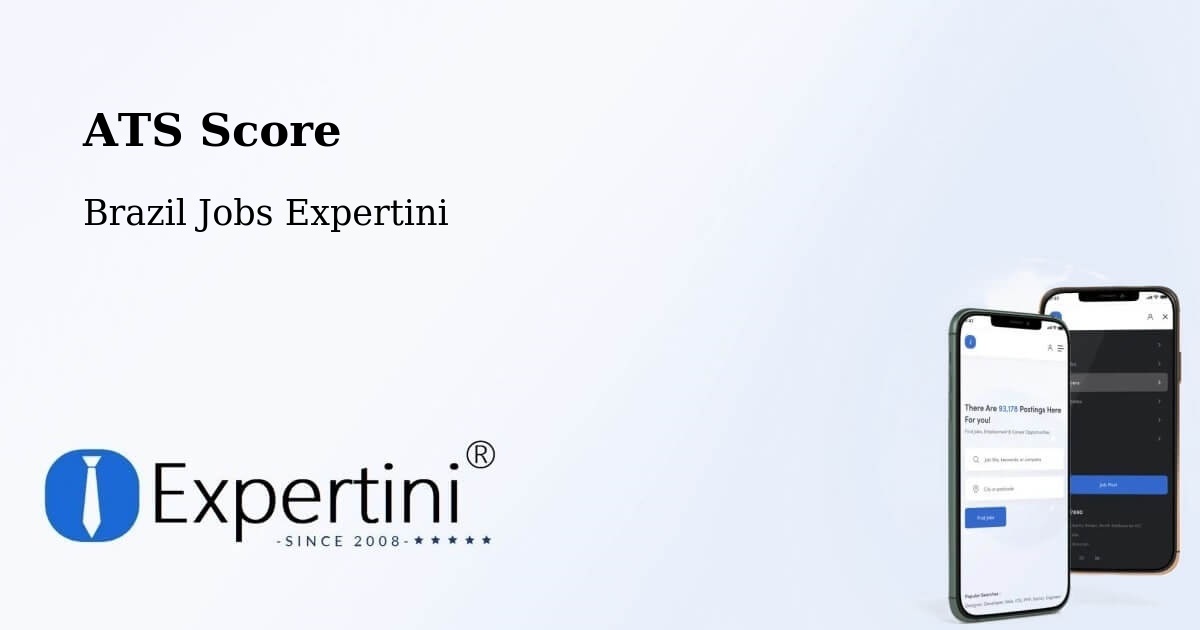 Resume ATS Score & Job Description Match Tool – Modelo - Brazil Jobs Expertini
