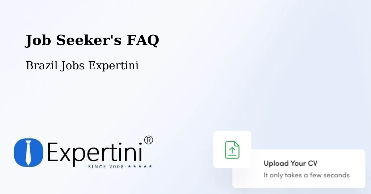 Job Seeker FAQ – Modelo - Brazil Jobs Expertini